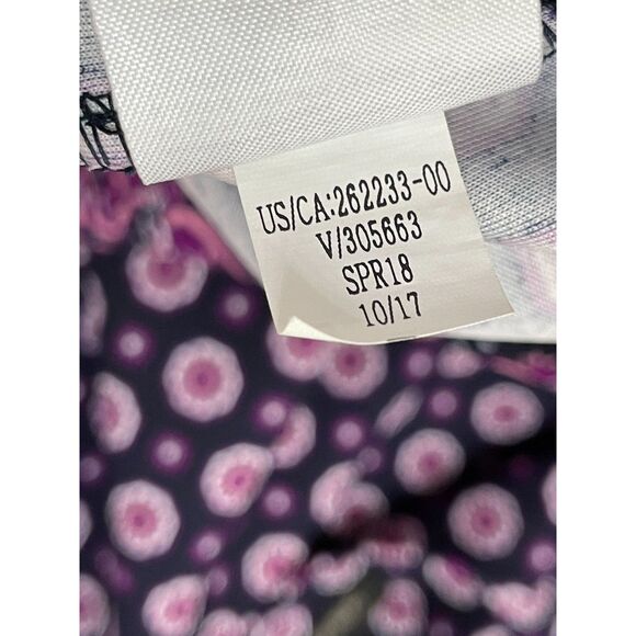 Banana Republic Women's Dress Shift Mini Party Cocktail Stretch 4 Purple Floral - Picture 3 of 8